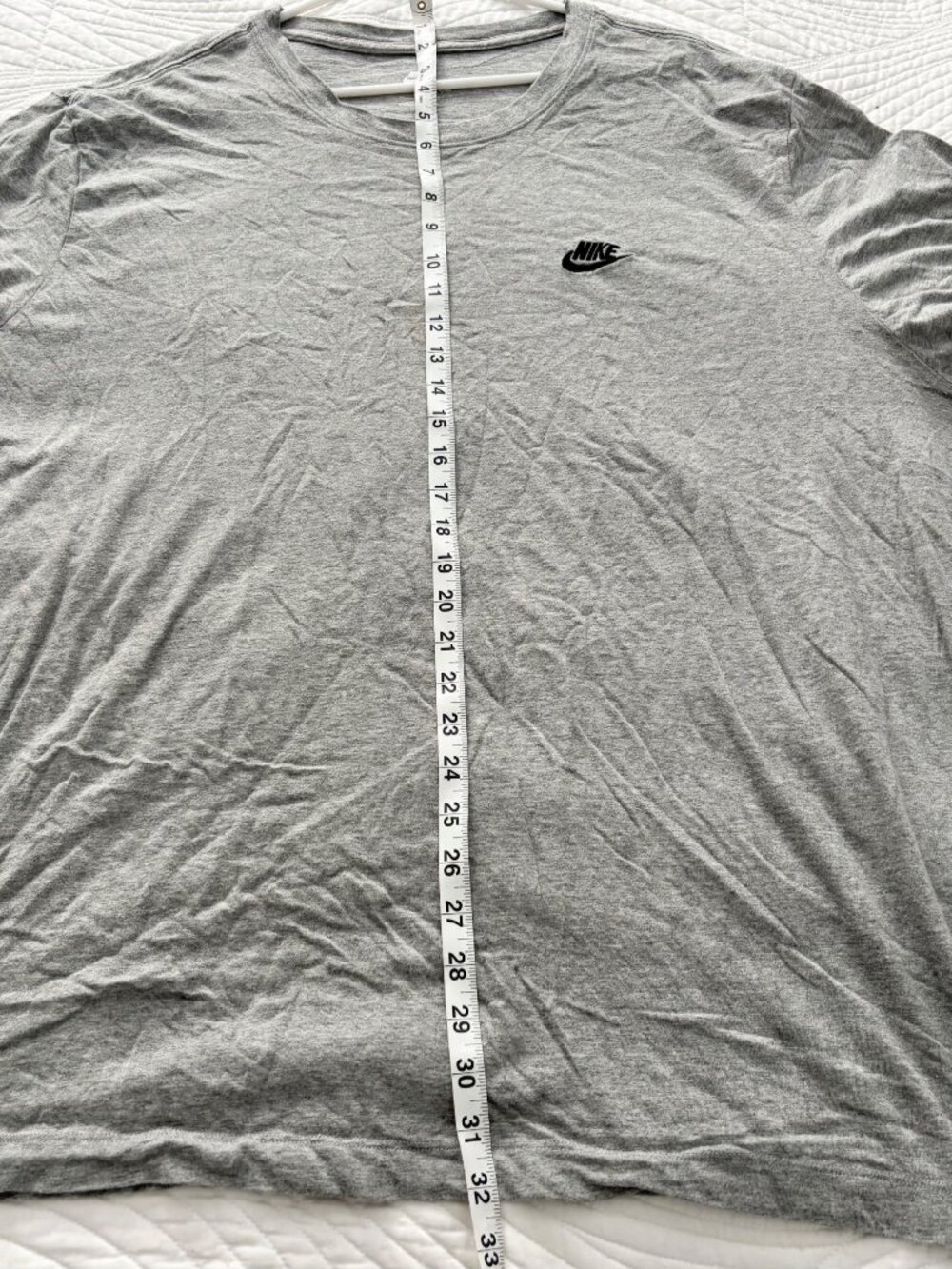 Nike Gray Swoosh Logo T-Shirt 3XL - Picture 5 of 5